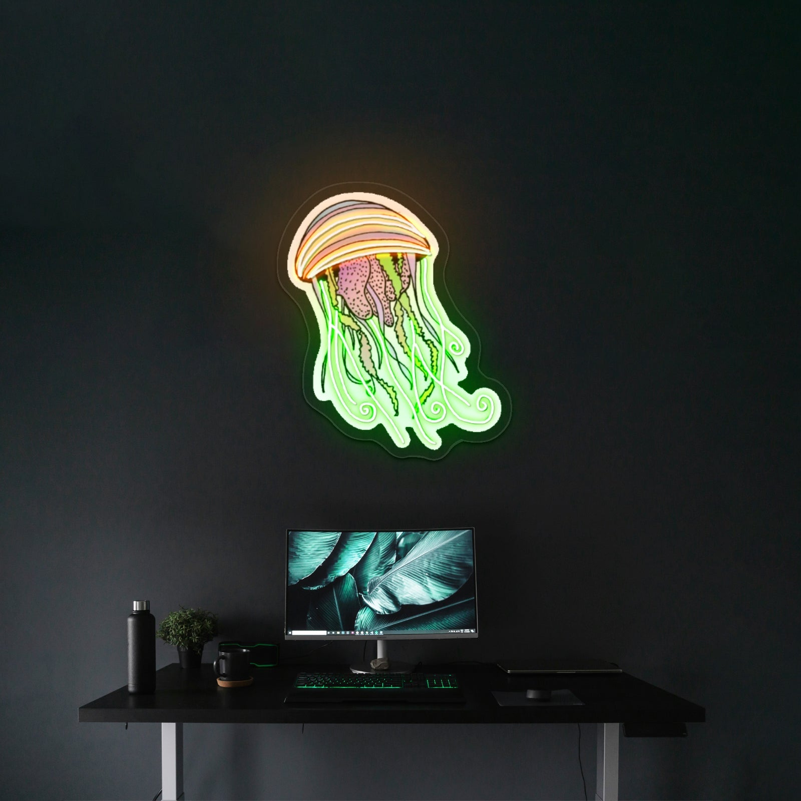 Jellyfish Artwork Wall Art - Shineneon