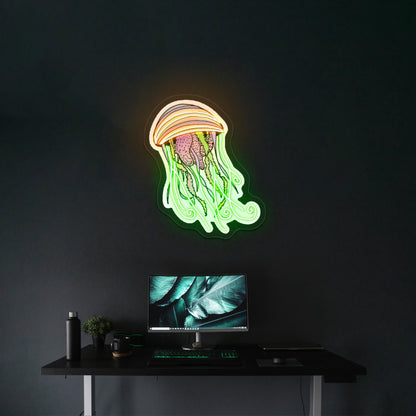 Jellyfish Artwork Wall Art - Shineneon