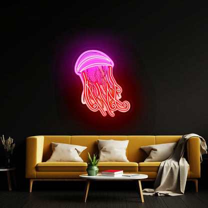 Jellyfish Artwork Wall Art - Shineneon