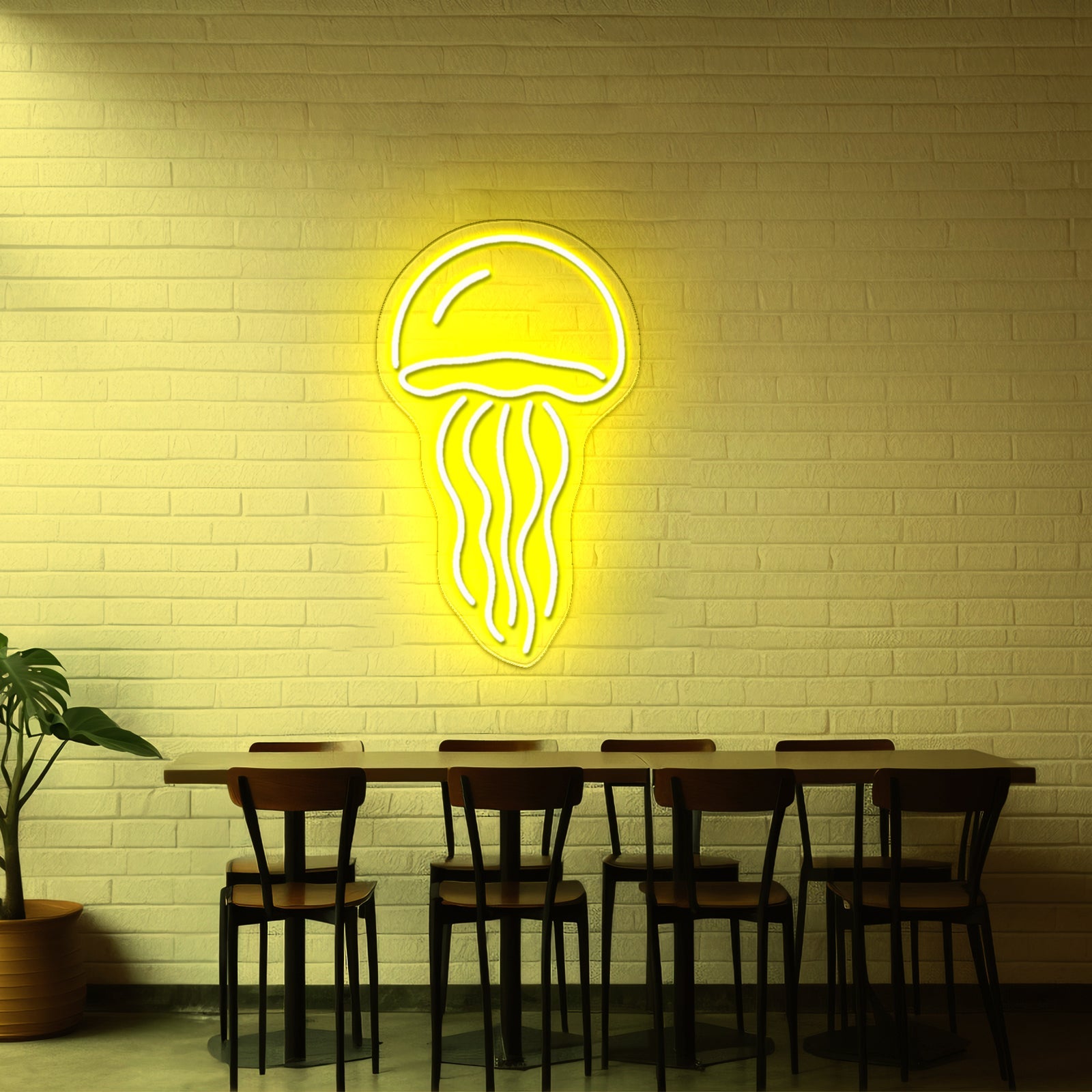 Jellyfish Neon Sign Ocean Neon Sign For Sale - Shineneon