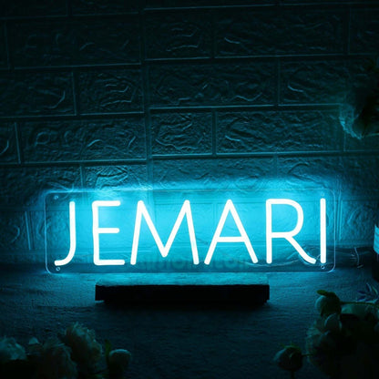 Jemari Blue Led Neon Sign - Shineneon