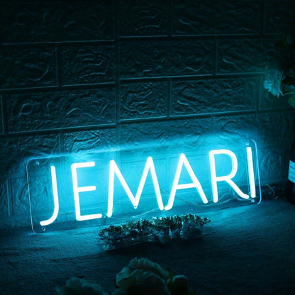 Jemari Blue Led Neon Sign - Shineneon