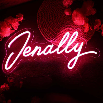 Jenally Red Led Neon Sign | Shineneon