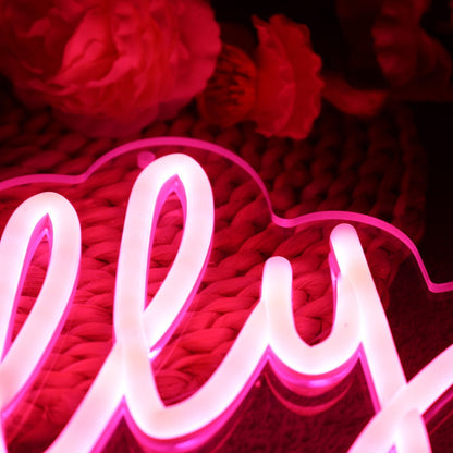 Jenally Red Led Neon Sign - Shineneon