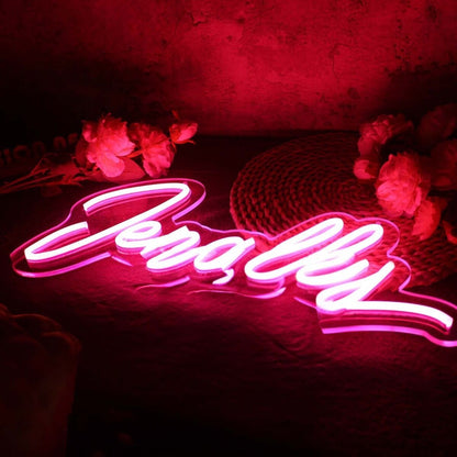Jenally Red Led Neon Sign - Shineneon