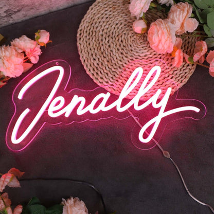 Jenally Red Led Neon Sign - Shineneon