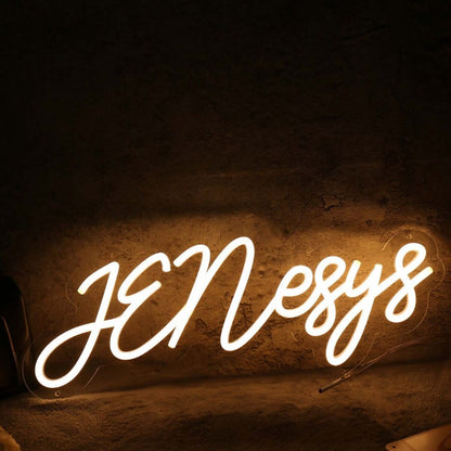 Jenesys Yellow Led Neon Sign - Shineneon