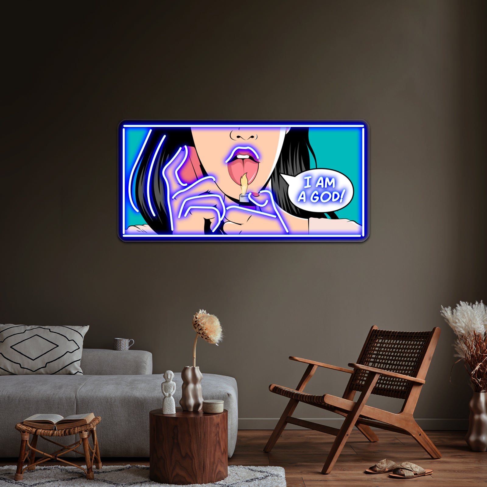 Jesus Christ Led Neon Artwork For Sale - LED neon sign view 14