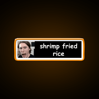 Jerma Shrimp Fried Rice Bumper Led Neon Sign Chinese Food Rgb Color - Shineneon