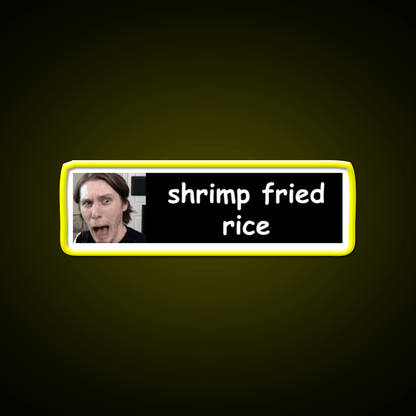Jerma Shrimp Fried Rice Bumper Led Neon Sign Chinese Food Rgb Color - Shineneon