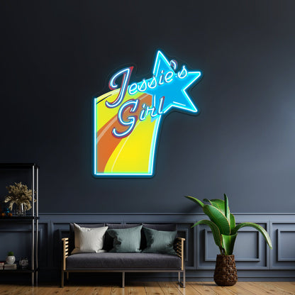 Jessies Girl Artwork Neon Signs For Sale - Shineneon