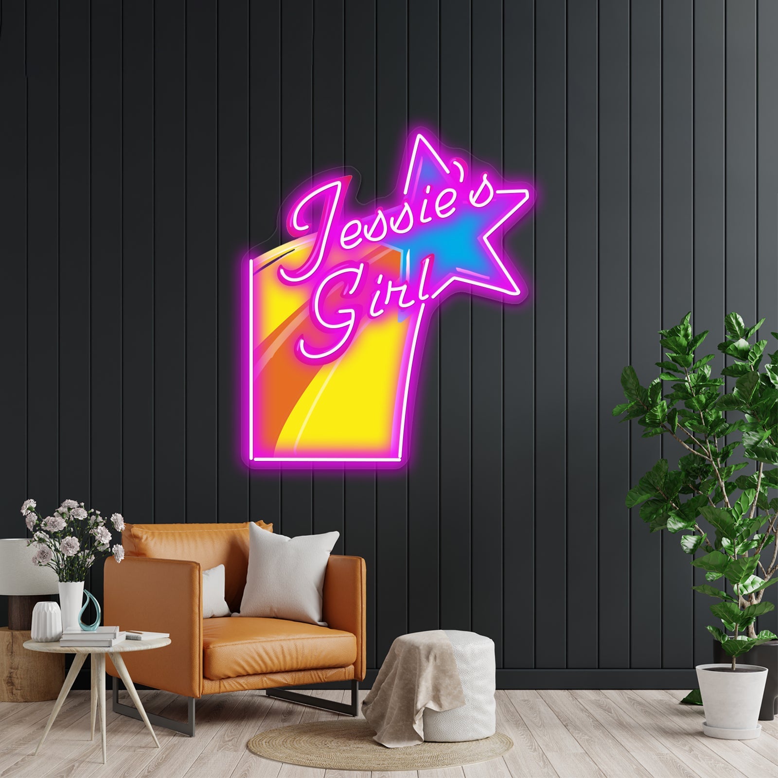 Jessies Girl Artwork Neon Signs For Sale - Shineneon