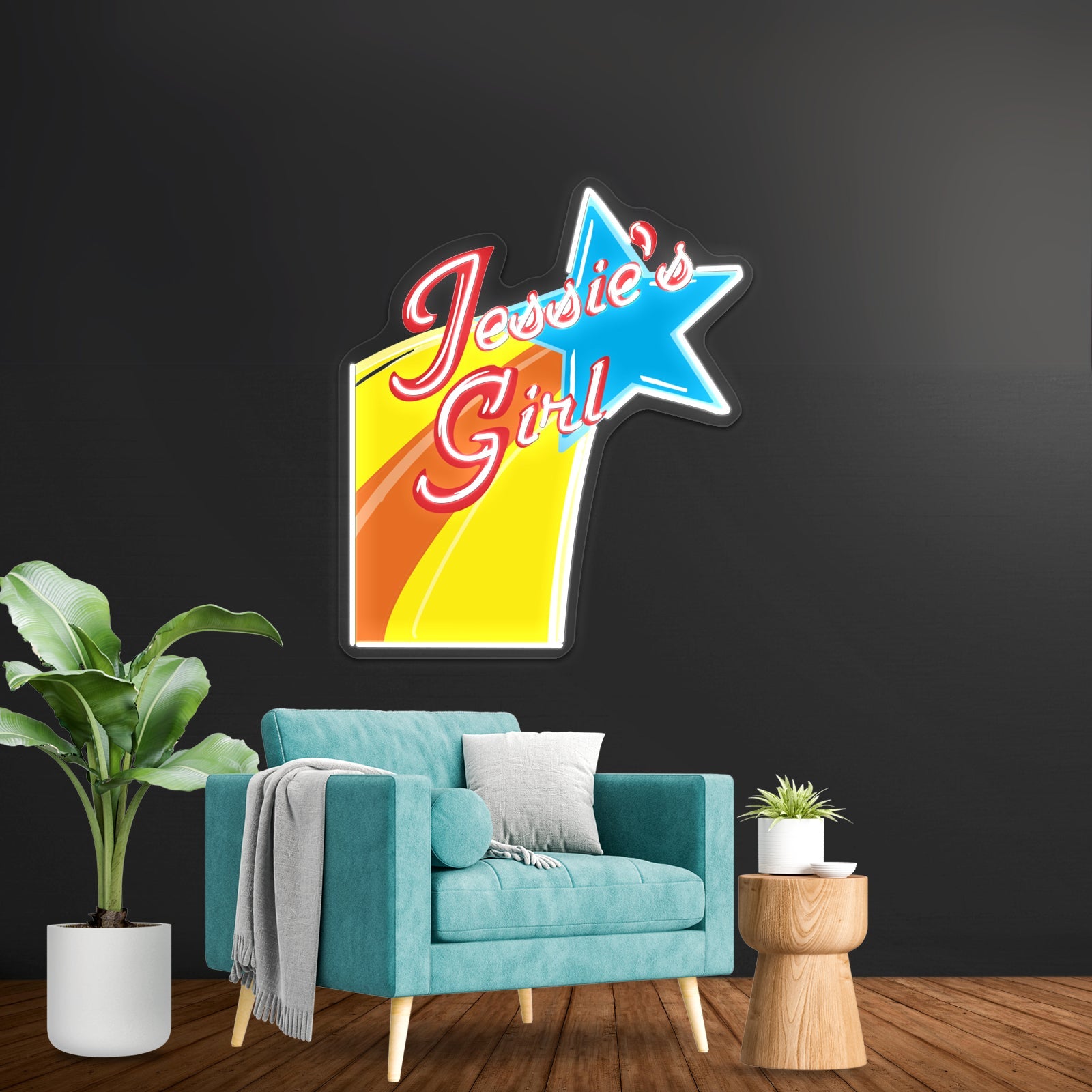 Jessies Girl Artwork Neon Signs For Sale - Shineneon