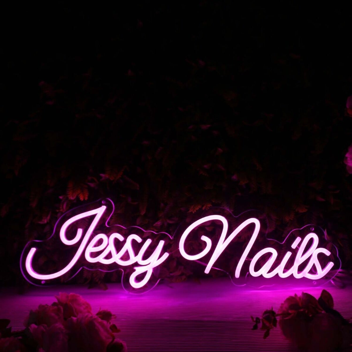 Jessy Nails Pink Led Neon Sign - Shineneon