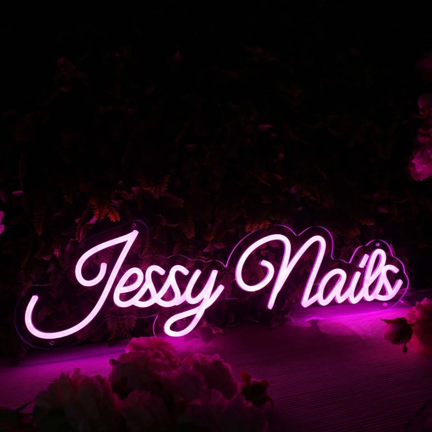 Jessy Nails Pink Led Neon Sign - Shineneon