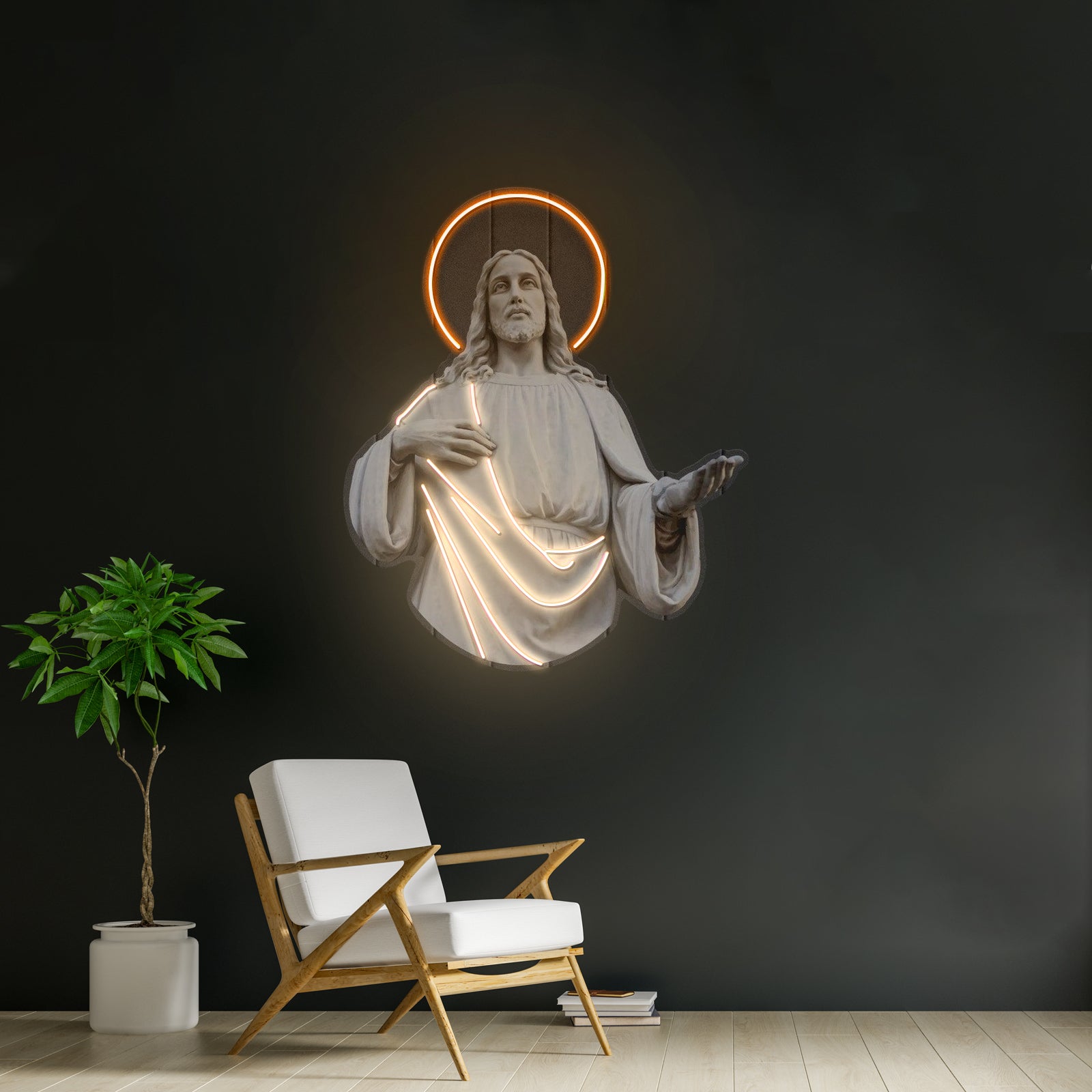 Jiu Jitsu Shaka Hand Pop Artwork Neon Signs For Sale