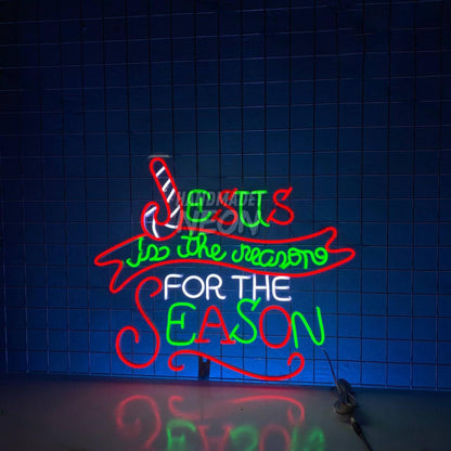 Jesus Is The Reason For The Season Led Neon Sign | Shineneon