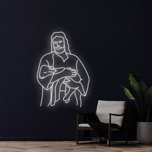 Jesus Lamb Neon Sign