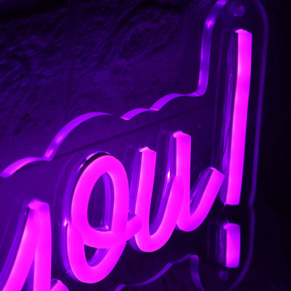 Jesus Loves You Purple Led Neon Sign | Shineneon
