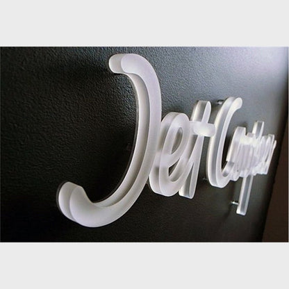 Jet Companies 3D Frontlit And Backlit Channel Letter Led Light Sign - Shineneon
