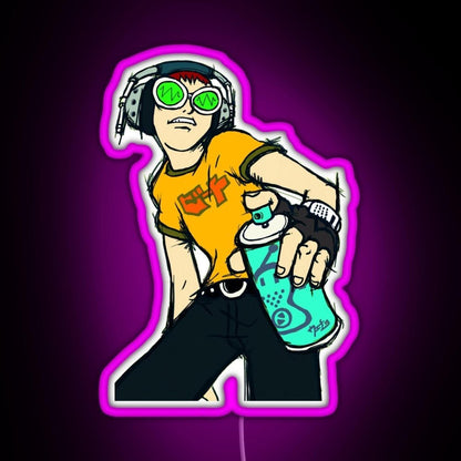 Jet Set Radio Beat Rgb Led Neon Sign Pop Wall Art - Shineneon
