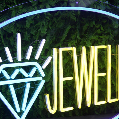 Jewelry With Shining Diamond Custom Led Neon Sign - Shineneon