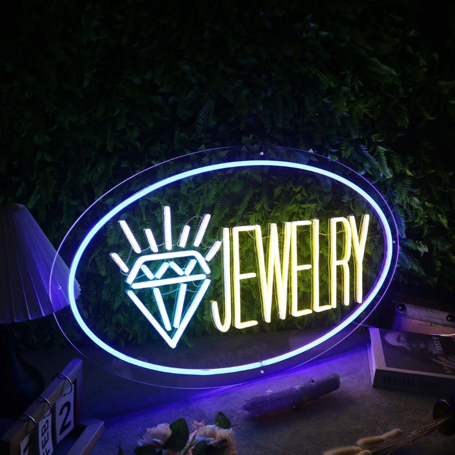 Jewelry With Shining Diamond Custom Led Neon Sign - Shineneon
