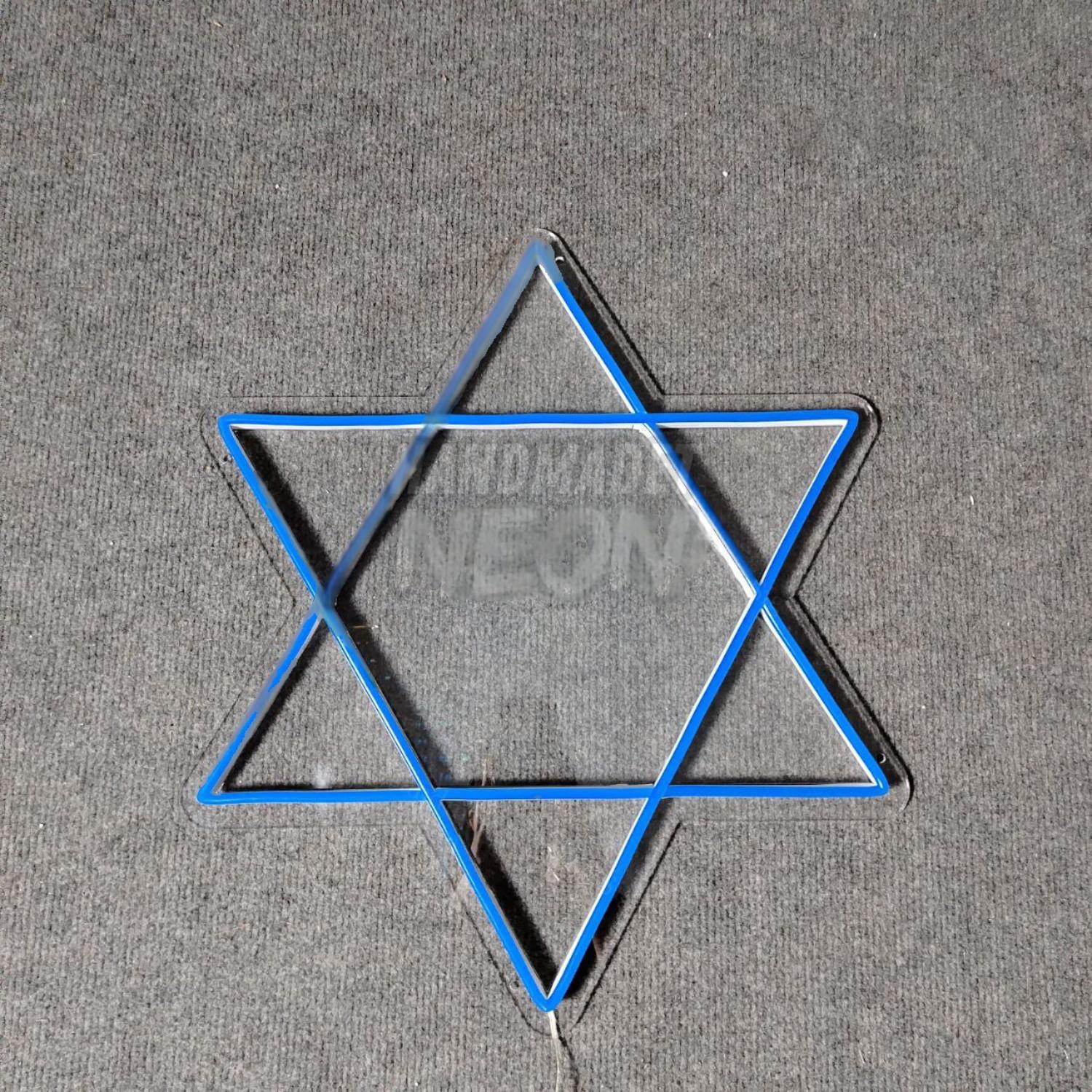 Jewish Star Of David Led Sign Home Bar Wall Decor | Shineneon