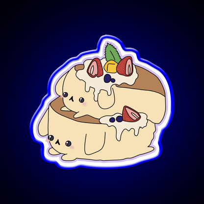 Jiggly Pupcakes Snack Food Led Neon Sign Rgb Color - Shineneon