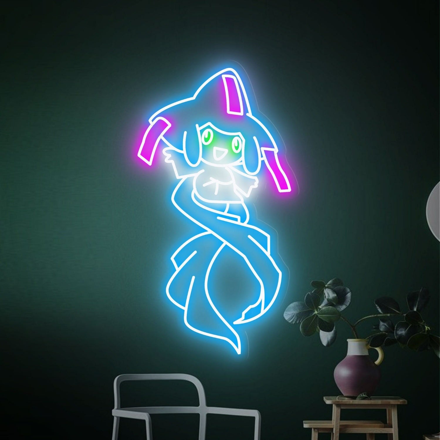 Jirachi Wish Maker Led Neon Sign Home Decor | Shineneon
