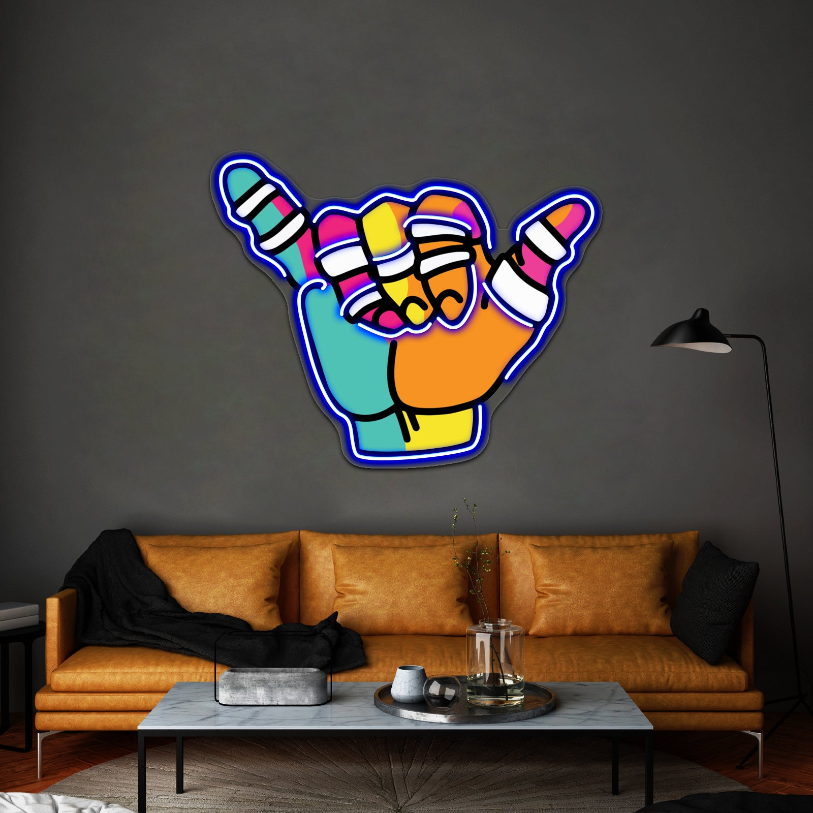 John Deacon And Freddie Mercury Artwork Neon Signs For Sale - LED neon sign view 14
