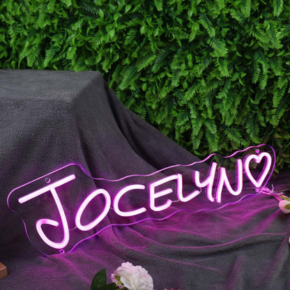 Jocelyn Pink Led Neon Sign | Shineneon
