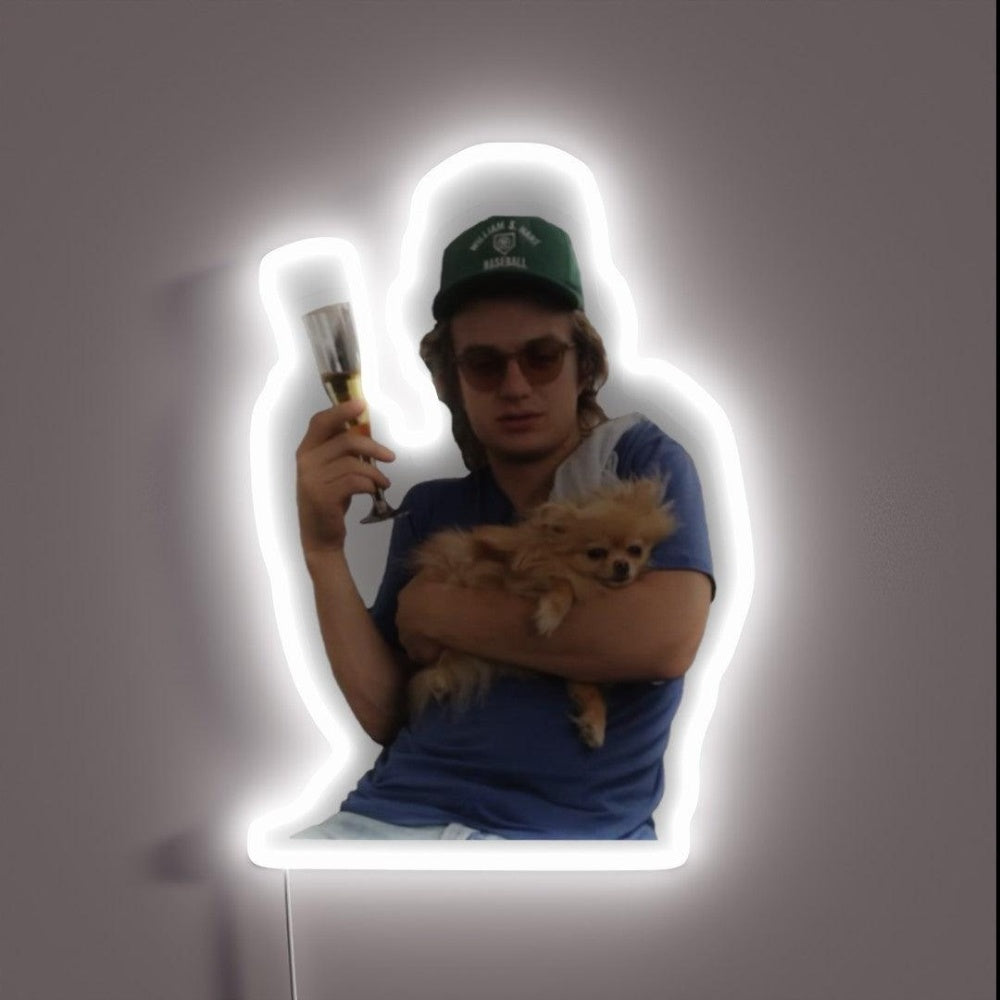 Joe Keery My Spirit Animal Rgb Led Neon Sign - Custom LED neon sign front view