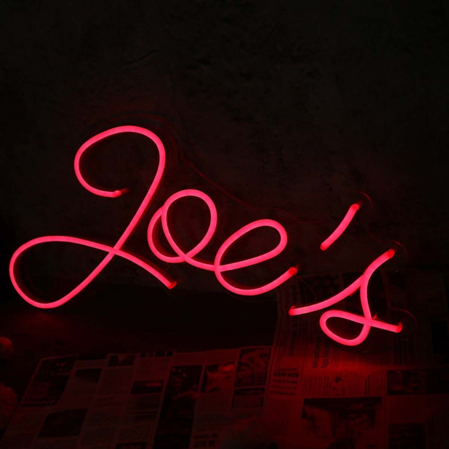 Joes Red Led Neon Sign For Personalized Decor | Shineneon