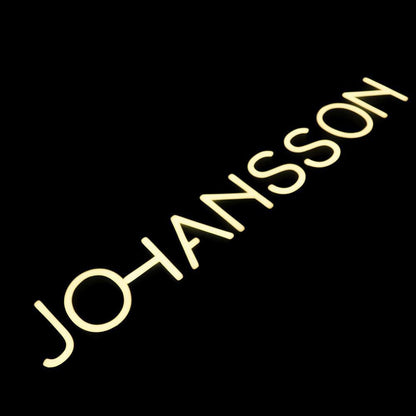 Johannson 3D Frontlit Letters Metal Led Sign - Shineneon