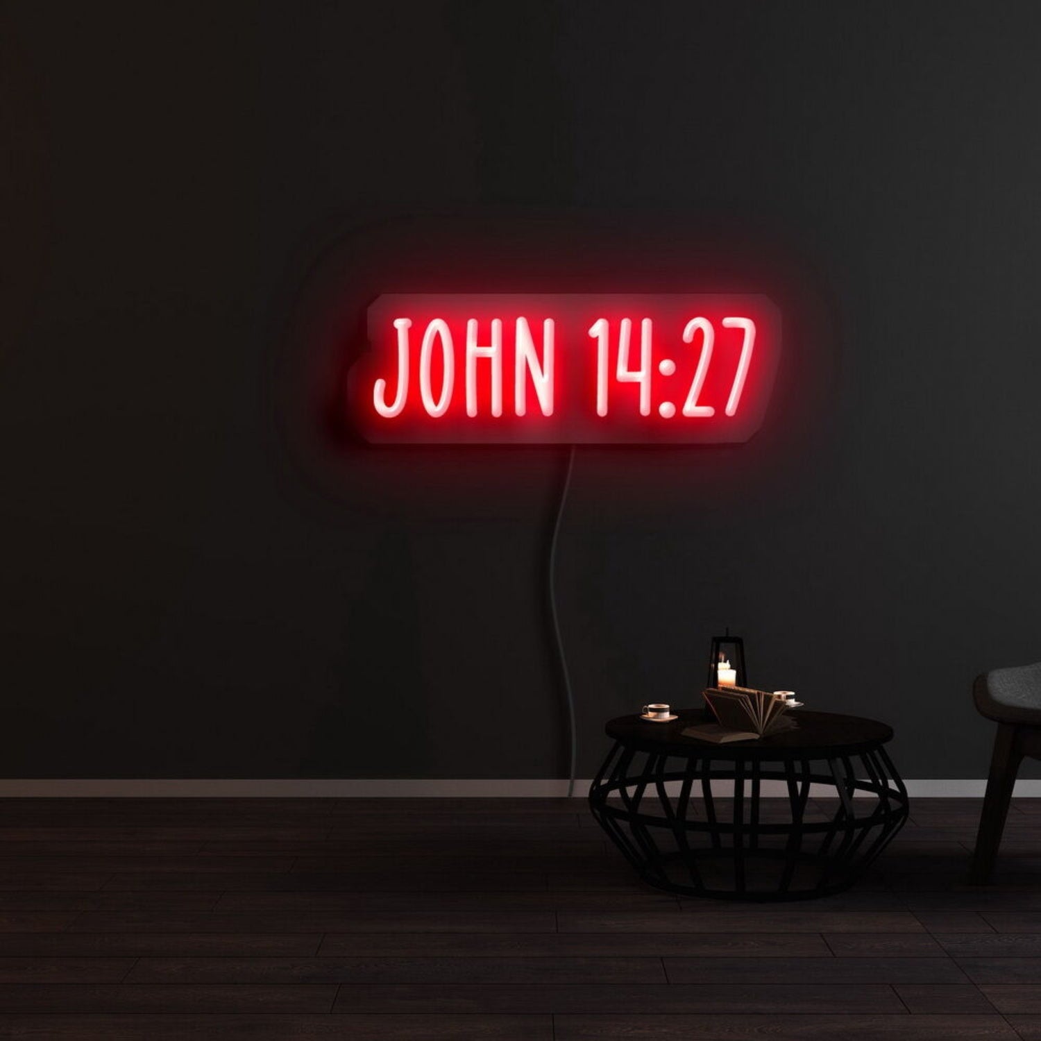 John 14 27 Led Neon Sign | Shineneon