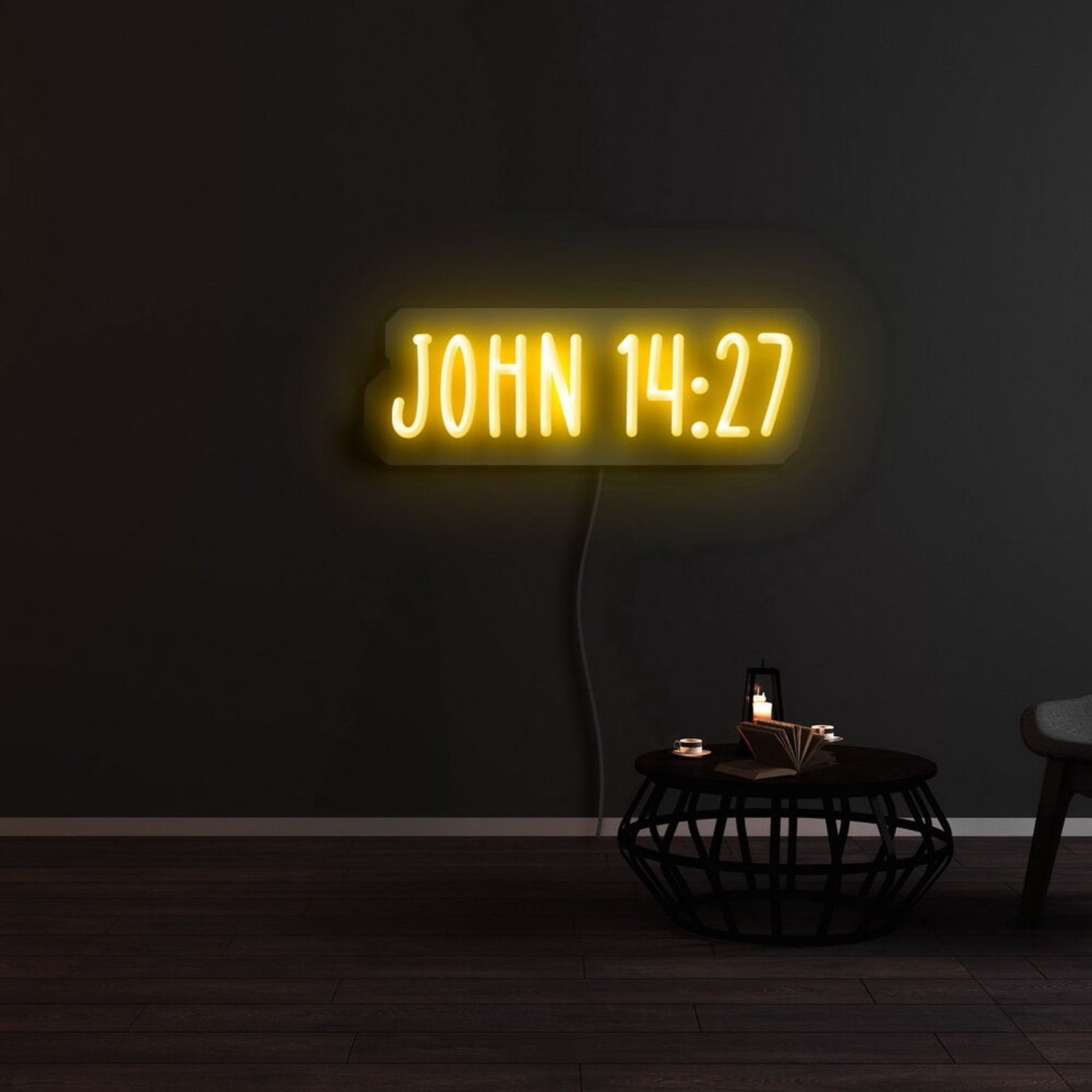 John 14 27 Led Neon Sign | Shineneon