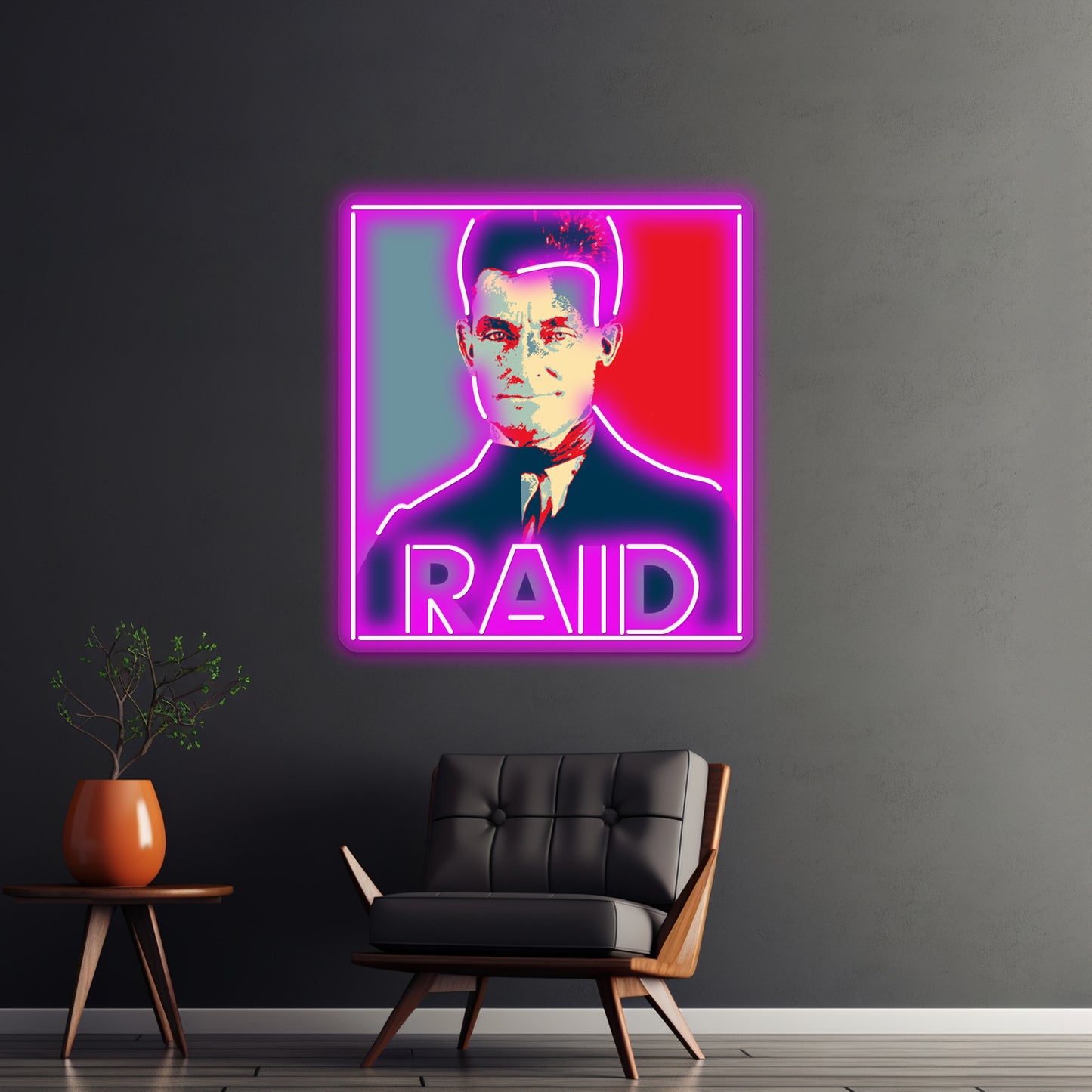 John Brown Raid Artwork Neon Signs For Sale