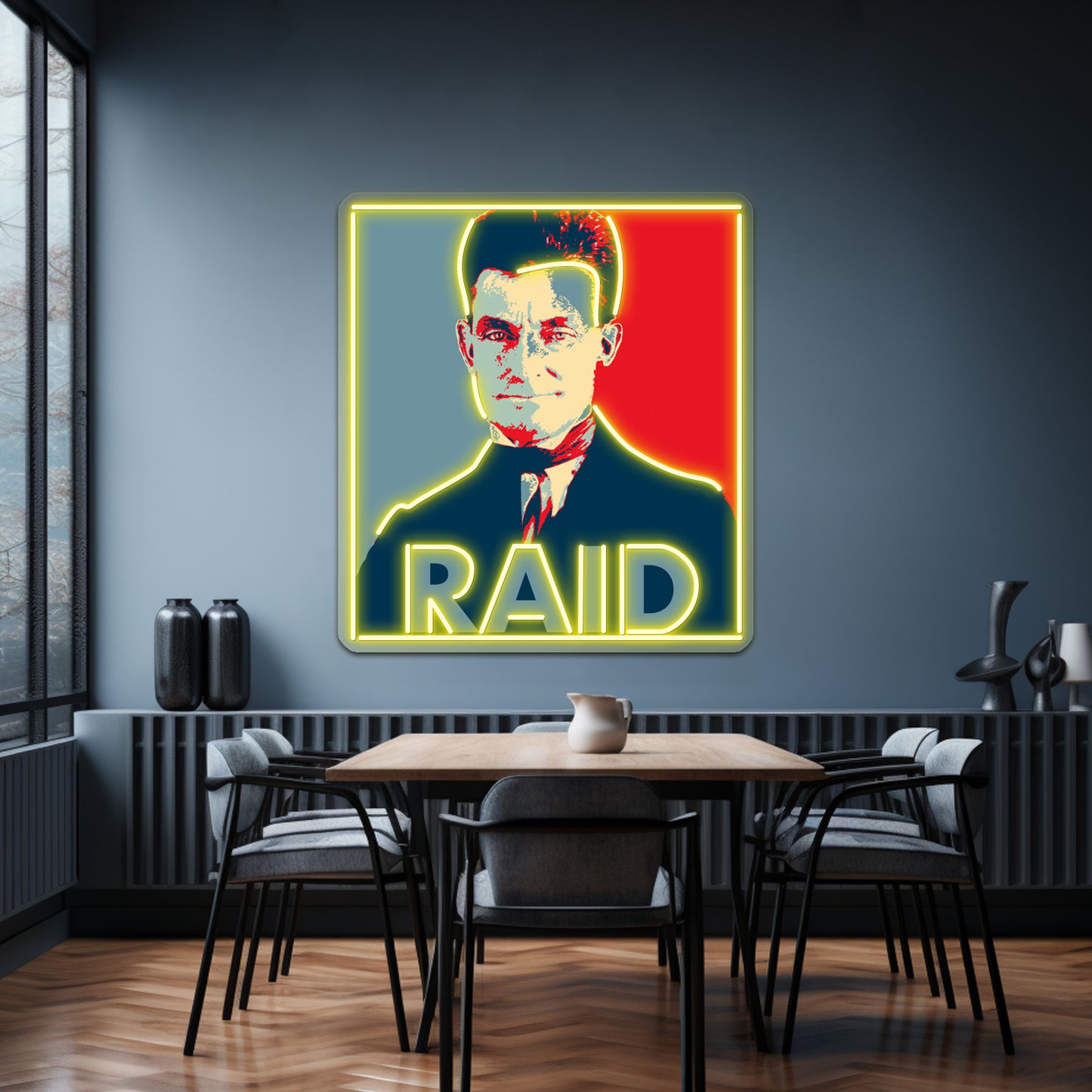 John Brown Raid Artwork Neon Signs For Sale