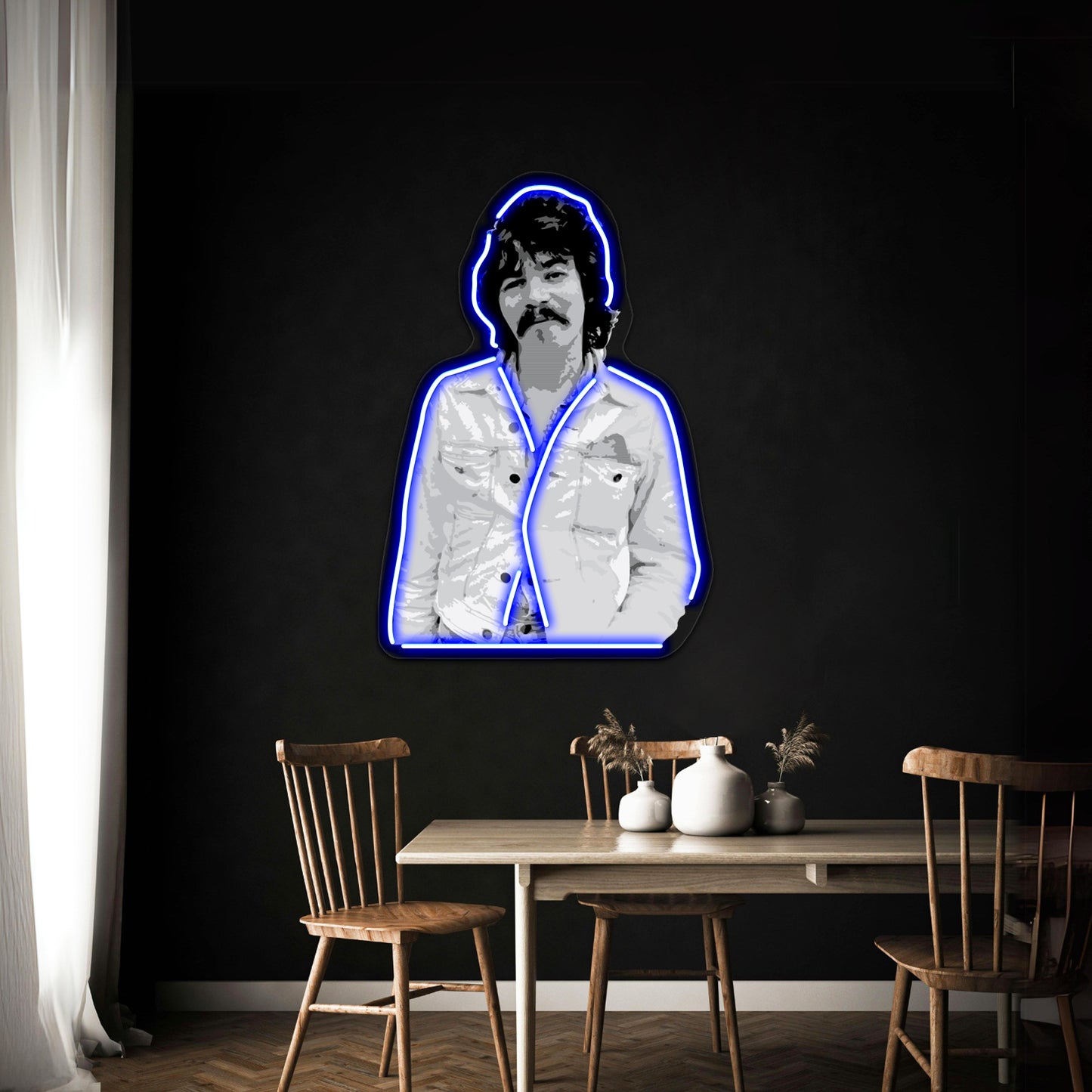 John Prine Pop Art Design Artwork Neon Signs For Sale