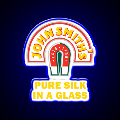 John Smith Pure Silk Glass Beer Bar Decor Led Neon Sign Rgb Color - LED neon sign view 5