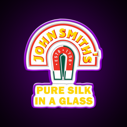 John Smith Pure Silk Glass Beer Bar Decor Led Neon Sign Rgb Color - LED neon sign view 9