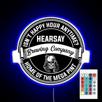 Johnny Depp Hearsay Brewing Company Rgb Led Neon Sign Pop Wall Art