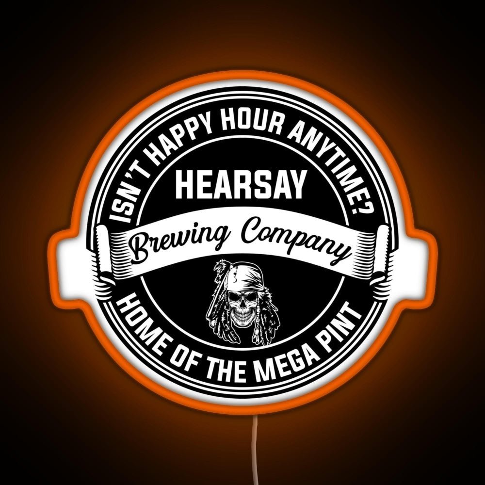Johnny Depp Hearsay Brewing Company Rgb Led Neon Sign Pop Wall Art - Shineneon