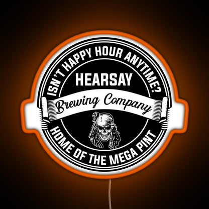 Johnny Depp Hearsay Brewing Company Rgb Led Neon Sign Pop Wall Art - Shineneon