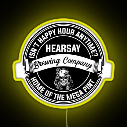 Johnny Depp Hearsay Brewing Company Rgb Led Neon Sign Pop Wall Art - Shineneon