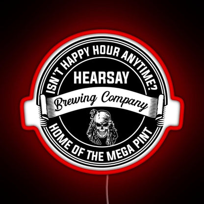 Johnny Depp Hearsay Brewing Company Rgb Led Neon Sign Pop Wall Art - Shineneon