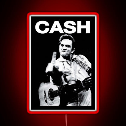 Johnny Middle Finger Rgb Neon Sign