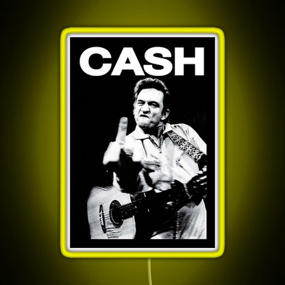 Johnny Middle Finger Rgb Neon Sign