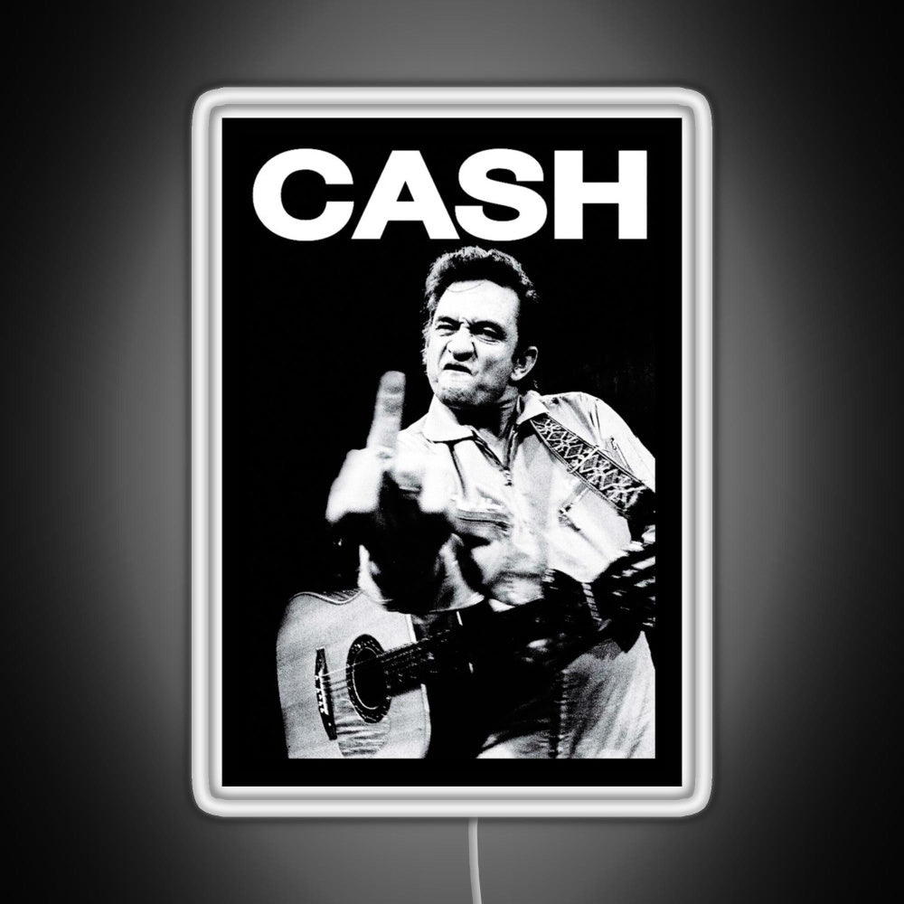 Johnny Middle Finger Rgb Neon Sign